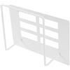 GANAZONO Supporto da Parete per Bilancia Pesapersone Bagno in Metallo Bianco