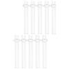CIMAXIC 10 Pezzi Tubo in Vetro per Stoppino Lampada Olio e Lanterna Cherosene, Resistente al Calore, Facile Manutenzione, Design Elegante per Decorazioni e Cene Romantiche