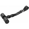 Ronyme Ancora per Porta per Elastici Fitness Ancoraggio per Fasce Allenamento Cinghia Nylon Cilindro Eva Anello Metallo Inserto Legno Solida Adatta per