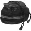 IOBIDDYS Borsa da Sella per Bici Grande capacità Nero per Mountain Bike | Cinghia Riflettente Inclusa, Facile da Installare e Rimuovere, Accessorio Bici