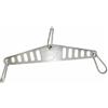 Amagogo Adjustable Back Barra Lat Pulldown Palestra Accessorio Trazioni Impugnatura Forata Barra Angolata Metallo Finitura Liscia Presa Regolabile