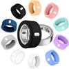 TiMOVO 10 Pezzi Coprianelli in Silicone Compatibile con Oura Ring Gen 4/3 | Custodia Protettiva per Anello Smart Oura Ring Gen 4 per Uomo e Donna, taglia S, adatta alle misure 6/7/8/9/10