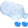 SECFOU Contenitore Acqua Portatile 5l PC Blu a Bocca Larga | Riutilizzabile, Leggero e Capiente, per Escursioni e Pesca, Formato a Secchio per Trasporto e Riserva