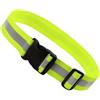 HAKIDZEL Cintura Riflettente Regolabile Elastico Giallo, Leggera e Adatta per Running Notturno e Passeggiate di Sicurezza