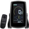 Generic Pannello display LCD per bicicletta elettrica, sistema di controllo della velocità Ebike, 36 V/48 V, con connettore a 5 pin e controllo intelligente per prestazioni migliorate