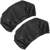 JECOMPRIS 2pezzi Waterproof Cycling Basket Liner Nero Oxford | Protezione per Cestello Bici Anteriore, Copertura Antipioggia, Rivestimento per Ciclismo e Hiking