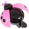 GALPADA Campanello Bici a Forma di Coccinella Rosa in Plastica