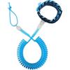 TWISAXC Guinzaglio per tavola da Surf Portatile da 5 mm/10 Piedi con Molla | spirale, corda per piede, TPU di qualità per appassionati di surf, buona elasticità, guinzaglio per tavola da portatile da