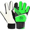 Housoutil Guanti Da Portiere Guanti Da Calcio Guanti Da Portiere Da Uomo | Antiurto e Pu, Facili da Indossare e Togliere, Colore Verde, per Allenamento Giovanile