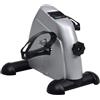 GBCDSWBR Cyclette a pedali per braccia e gambe, con display LCD, mini cyclette con resistenza regolabile, per casa e ufficio, argento