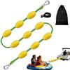 CHAOHAOKE Fune da traino da 18 m per sport acquatici | Compatibile con tubi gonfiabili, kayak e wakeboard; ideale per canottaggio, pesca e rafting; adatto per laghi