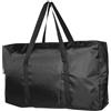 RUNROTOO Borsa Organizer per Barbecue Portatile Maniglia, Nero | Poliestere, per Legna e Utensili, Uso Stufa e Natale, Formato Grande per Accessori da Picnic
