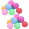 MERRYHAPY Palline da Ping Pong Superficie Opaca 40mm 100 Pezzi Senza Scritte in Pp e Costruzione Senza Cuciture Intrattenimento al Carnevale per Giochi di Famiglia