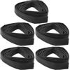 ULTECHNOVO 5 Pezzi Guaina Termorestringente per Frecce in Neoprene Nero, | Aste da Tiro L'arco, Servizio e Caccia, Installazione Semplice, Resistenza All'abrasione, Tenuta Salda