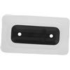 BRIGHTFUFU Adattatore per Paddleboard Fin Box Bianco in Pvc, Montaggio Rapido | Compatibilità Ampia, Protezione Tavola, Installazione Veloce, Ricambio per Sup Gonfiabile, Finitura Bianca