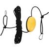 TEMPNAP Palla Galleggiante per Kayak Corda, Galleggiante Giallo in PVC | Compatta e Portatile, per Pesca, Adatta a Power Boat e Motor Boat, Accessorio Nautico Corda in Cotone