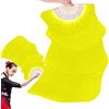 Mimoqk Ventagli in seta per danza del ventre, 1,8 m di lunghezza | Ventaglio per danza del ventre con costine spesse | Bellissimo velo a ventaglio colorato pieghevole accessorio per danza del
