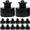 SILENRADAWN 30 Pezzi Tappo Riutilizzabile per Bottiglia Sportiva 28mm, Nero