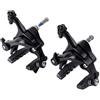 SWOOMEY Corsa C Clamp Freno Bici in Lega di Alluminio Nero 1 Paio | Installazione Semplice, Lunga Durata, C Brake Shoes Incluse, per Ruota e Road Bike
