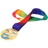 HONMEET Medaglia Oro in Lega di Zinco per Gare di Nuoto e Competizioni | Premio Creativo, Leggero e Facile da Indossare, con Nastro al Collo, Forte Impatto Visivo