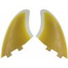 Amagogo da Surf Pinna Tavola da Surf Accessorio Stabilizzatore Deriva in Fibra di Vetro con Doppia Linguetta Profilo Curvo a Punta per Tagliare