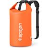 Spigen A631 Borsa Impermeabile IPX6 30L con Tasca | Arancio Tramonto, Borsa Impermeabile IPX6 30L, Tasca Interna, Cinghie Regolabili Zaino o Tracolla. Roll-top