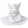 Luwecf Maschera Protezione Solare Multifunzione per Sport all'Aperto, Protezione per e Collo, Grigio chiaro