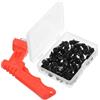 CIYODO Chiodi Nero Carbonio Chiodate 12mm in Acciaio per Scarpe | Pista Plastica, Grip Elevato e Antiscivolo, Installazione Semplice con Chiave Inclusa