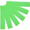 SOLUSTRE Marcatori da Campo 6 Pezzi Impermeabili Rettangolari in PVC Verde Facili da Installare per Allenamento Tennis e Pallavolo Outdoor