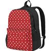 Unkhtt Grande stampa a pois bianchi grande capacità zaino da viaggio unisex zaino da viaggio zaino escursionismo campeggio pendolarismo