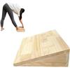 Generic Pedana elastica per polpacci, in legno, per allenamento inclinato