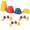 JECOMPRIS Gomma Tee da Golf Facile Uso 16 Pezzi, per Allenamento Esterno | Golf Tee, Supporto per Palline, Migliora Distanza e Precisione, Accessori da Giardino Esterno, Forniture per Golf