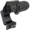 HATSEN Lente d'ingrandimento G45 5X con 2.26 FTC Mount Combo, meccanismo a sgancio rapido e flip-to-center (FTC), CNC 7065 alluminio, nero/FDE/TAC (G33 con 5,7 cm nero)