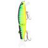 YARNOW Esche da Pesca Galleggianti a Forma di Pesce Coda Flottante in Abs e Tpe, Esche Articolate Realistiche per Carpa e Bass, per Laghi e Stagni