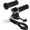 Allthingstore Valvola a farfalla per bici elettrica da 36 V 48 V con pulsante di blocco