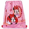 Undercover Minnie, sacca da ginnastica, rosa, circa 40 x 33 cm, con scomparto con cerniera, per bambini dai 3 anni in su
