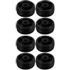 TOYANDONA 8 Pezzi Ruota Mobile in Plastica per Attrezzi Fitness, Nero