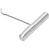 Cryfokt Estrattore per Corde per Racchette in Acciaio Inossidabile, Fondo Antigraffio, Senza Danni Alla, per Tennis, Badminton, Squash, Estrattore per Cavi per Racchette con Corde Complete, Aiuto per