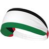 Anceky Fascia elastica per esercizi - Fascia morbida e traspirante per corsa, ciclismo, yoga e altro ancora. Bandiera dello Stato della Palestina stampata.