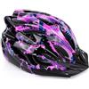 LustLocke Casco da bicicletta per bambini, regolabile, per ragazzi e ragazze di età compresa tra 5 e 10 anni, multisport (50-55 cm), casco di sicurezza per bicicletta, scooter, pattinaggio