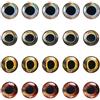 PRETYZOOM 20 Pezzi Occhi per Esche da Pesca 4d, Occhi di Pesce Finti Olografici, Epossidici, Adesivi, per Lure e Jig, per Tying e DIY Colore Casuale