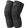 Baoblaze Ginocchiera Protezione Ginocchio Fascia Ginocchio Tutore Ginocchio Manicotto Sportivo con Imbottitura Eva Protettiva E Tessuto Elastico Aderente