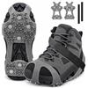 xuefenfei Ramponcini per Scarponi Ramponi, 28 Tacchetti Traction Ramponi Universali | Ramponcini per Scarpe per Ghiaccio e Neve, Trekking Camp Pesca