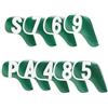 Courtieyeardceastea Golf Iron Headcover Set Accessori impermeabili Iron Club Headcover Protector