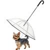 Enjoying Pet Umbrella Guinzaglio Impermeabile Snowproof Cane Ombrello Guinzaglio per Cani di Piccola Taglia Ombrello Doggy Regolabile