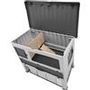 Ferplast conigliera Grand Lodge 120 plastica grigio 57085360