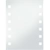 vidaXL Specchio da parete per bagno con LED 60x80 cm