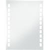 vidaXL Specchio da parete per bagno con LED 60x80 cm
