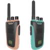 KIDYWOLF - Walkie-Talkie con torcia luminosa blu/rosa