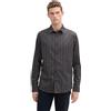 TOM TAILOR Camicia da Uomo Aderente, 36645 - Stormy Blue Stroke Design, L
